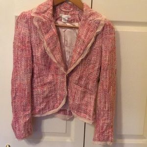 Guess Collection pink tweed blazer